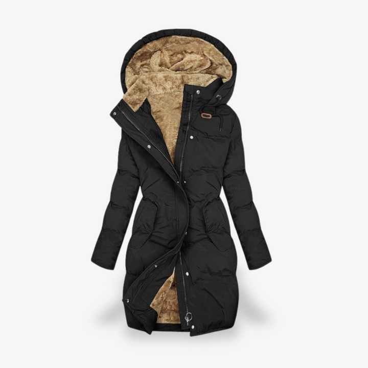 Drune | Fleece gefütterte Pufferjacke für Damen