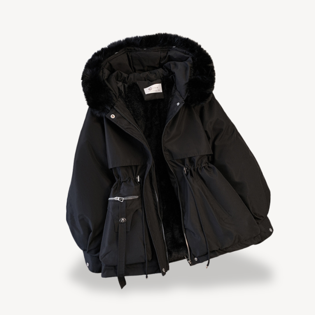 Drune | Damen Kunstfell gefütterte Parka Jacke