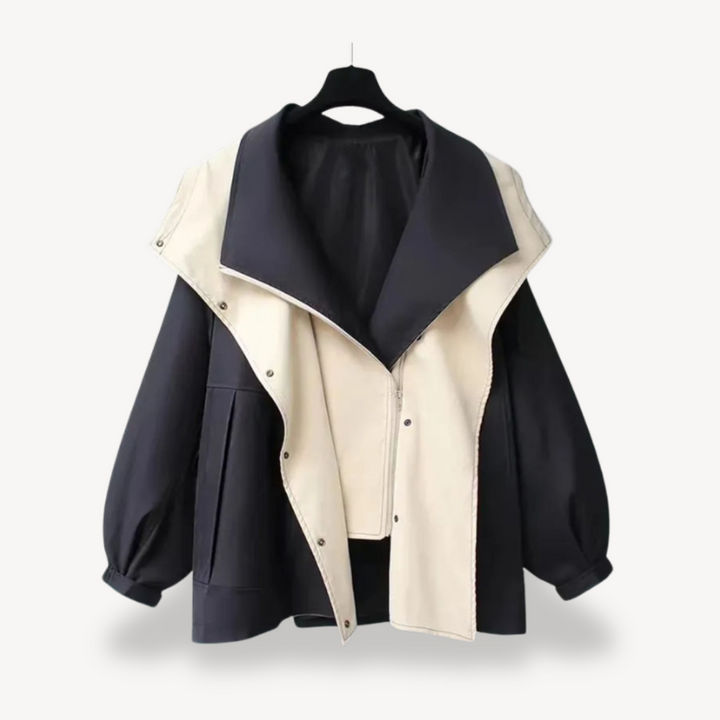 Drune | Colorblock Trenchcoat für Frauen