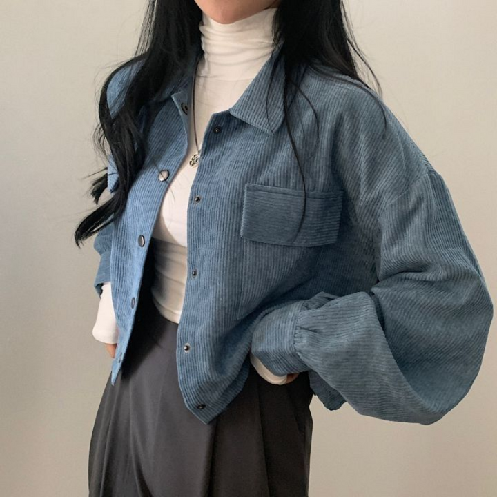 Drune | Gekürzte Cordjacke