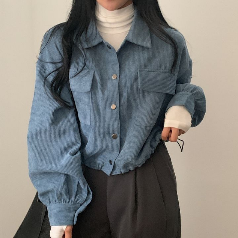 Drune | Gekürzte Cordjacke