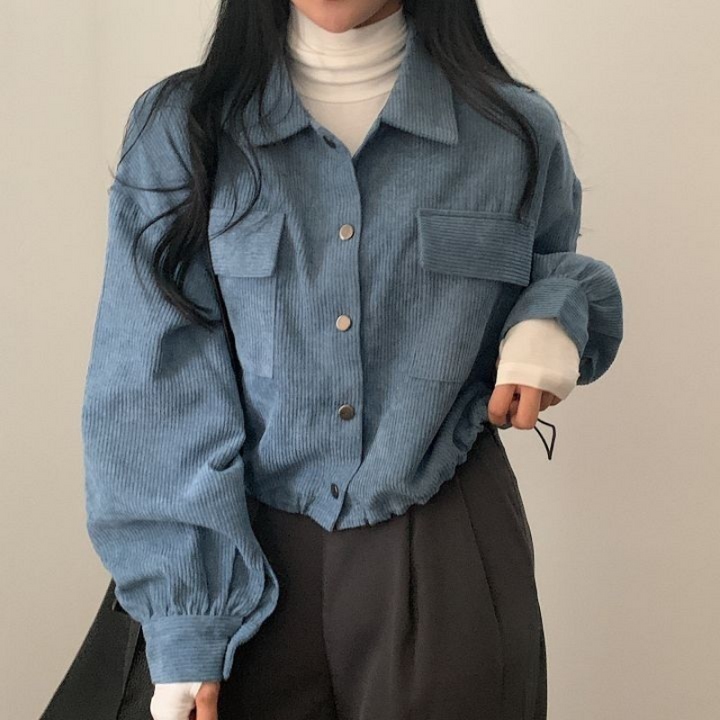 Drune | Gekürzte Cordjacke