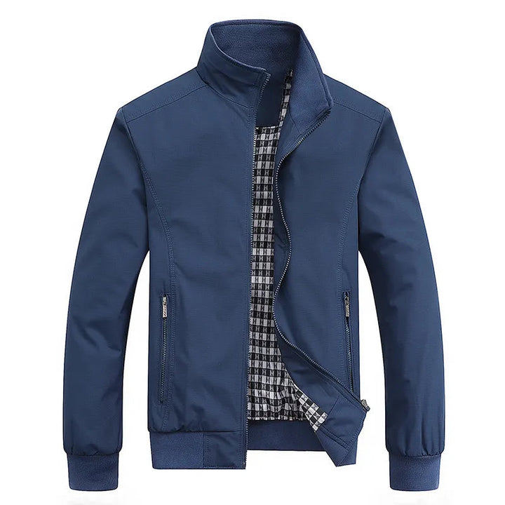 Drune | Herrenjacke mit Reißverschlussdetail