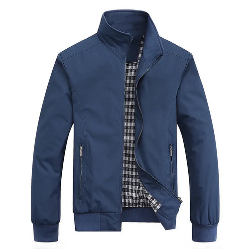 Drune | Herrenjacke mit Reißverschlussdetail