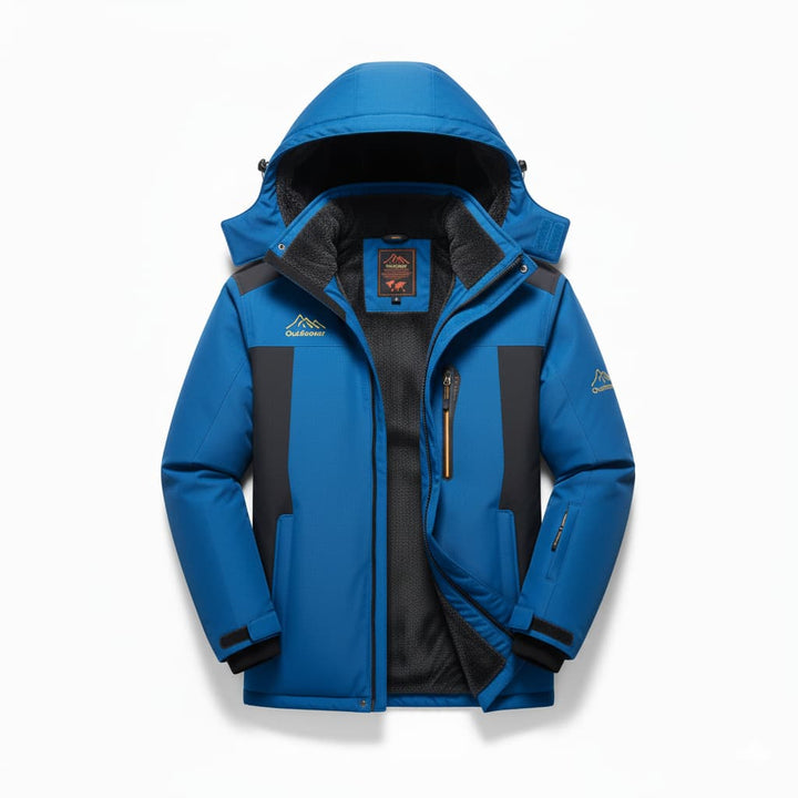 Drune | Herren wasserdichte Winterjacke - Mit Kapuze und Brust-Reißverschlussfach