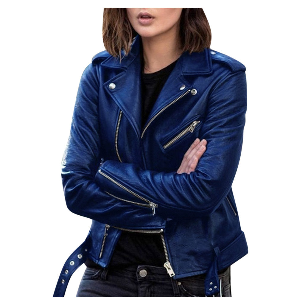 Drune | Vintage Lederjacke - Reißverschluss