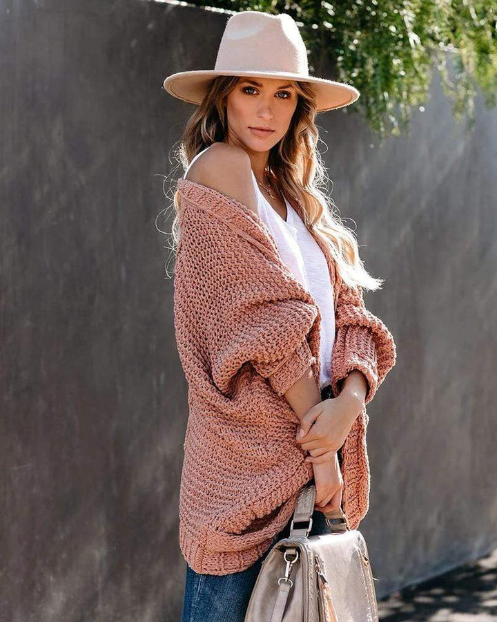 Drune | Boho Strickcardigan Lockeres Design mit Praktischen Taschen