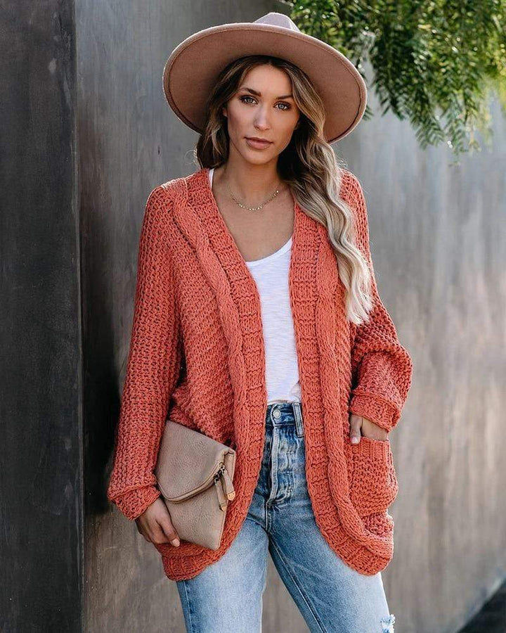 Drune | Boho Strickcardigan Lockeres Design mit Praktischen Taschen