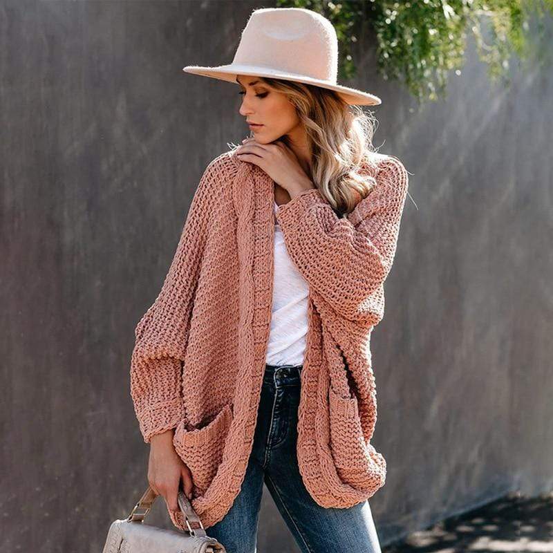 Drune | Boho Strickcardigan Lockeres Design mit Praktischen Taschen