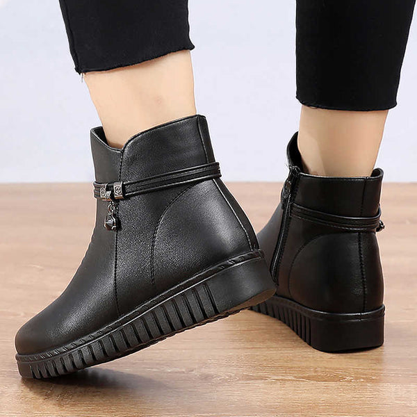 Drune | Damen Wasserdichte Warme Lederstiefel