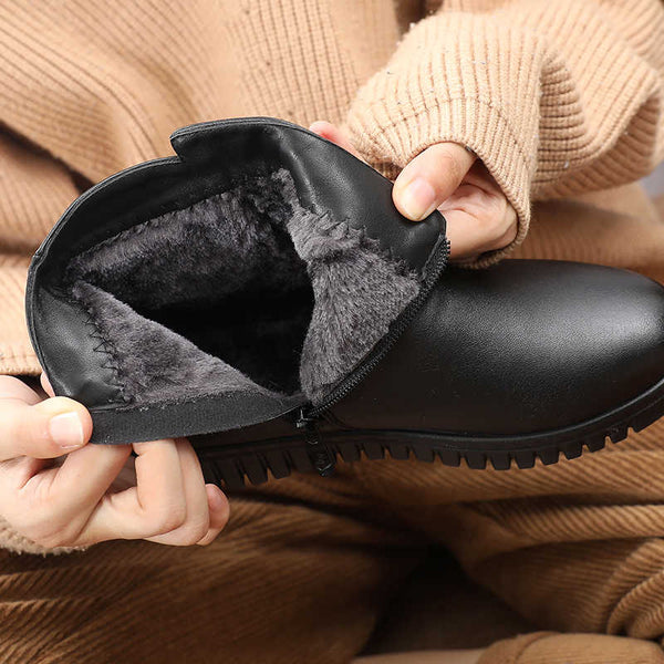 Drune | Damen Wasserdichte Warme Lederstiefel