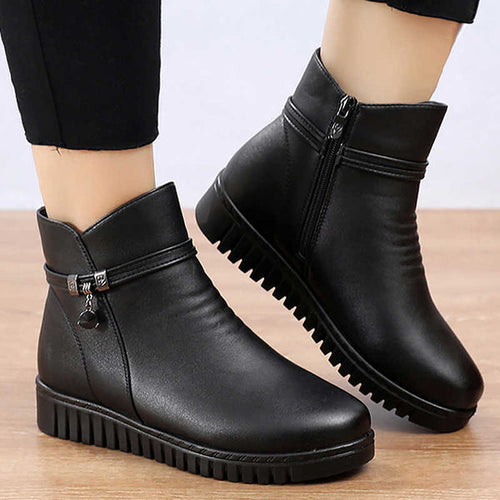 Drune | Damen Wasserdichte Warme Lederstiefel
