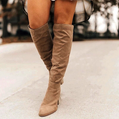 Drune | Eleganter Stiefel in Knielänge