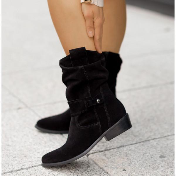 Drune | Stiefelette mit Reißverschluss