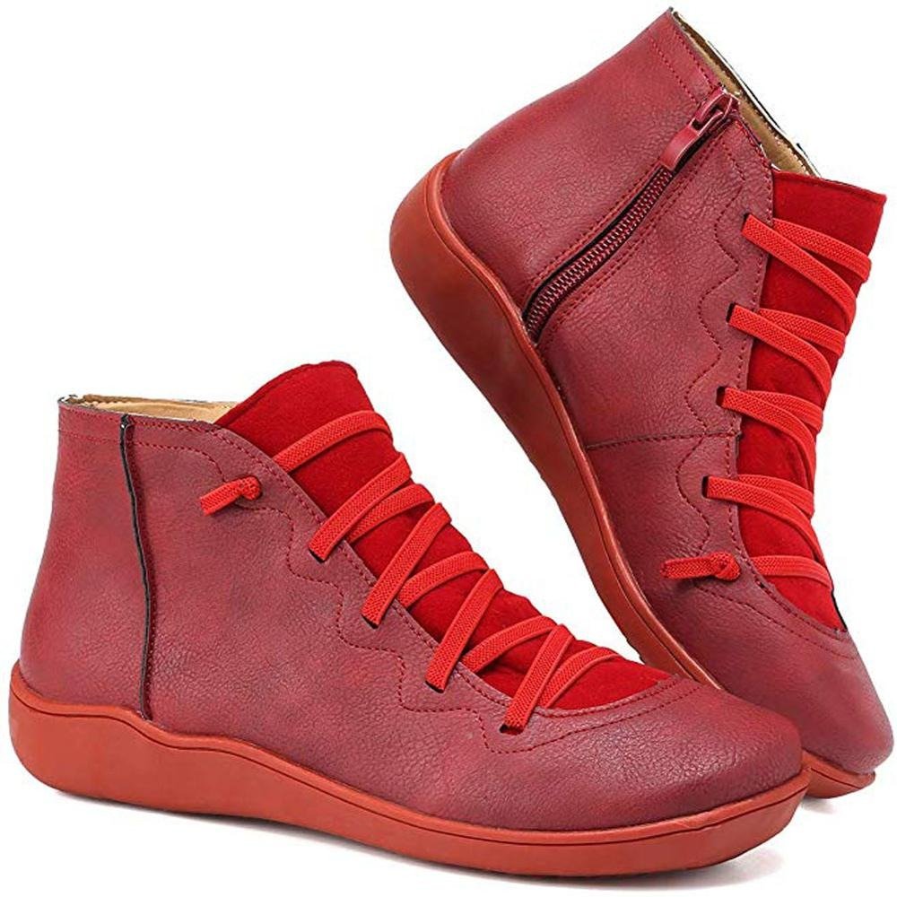 Drune | Stiefeletten Damen – bequemer Schnürverschluss