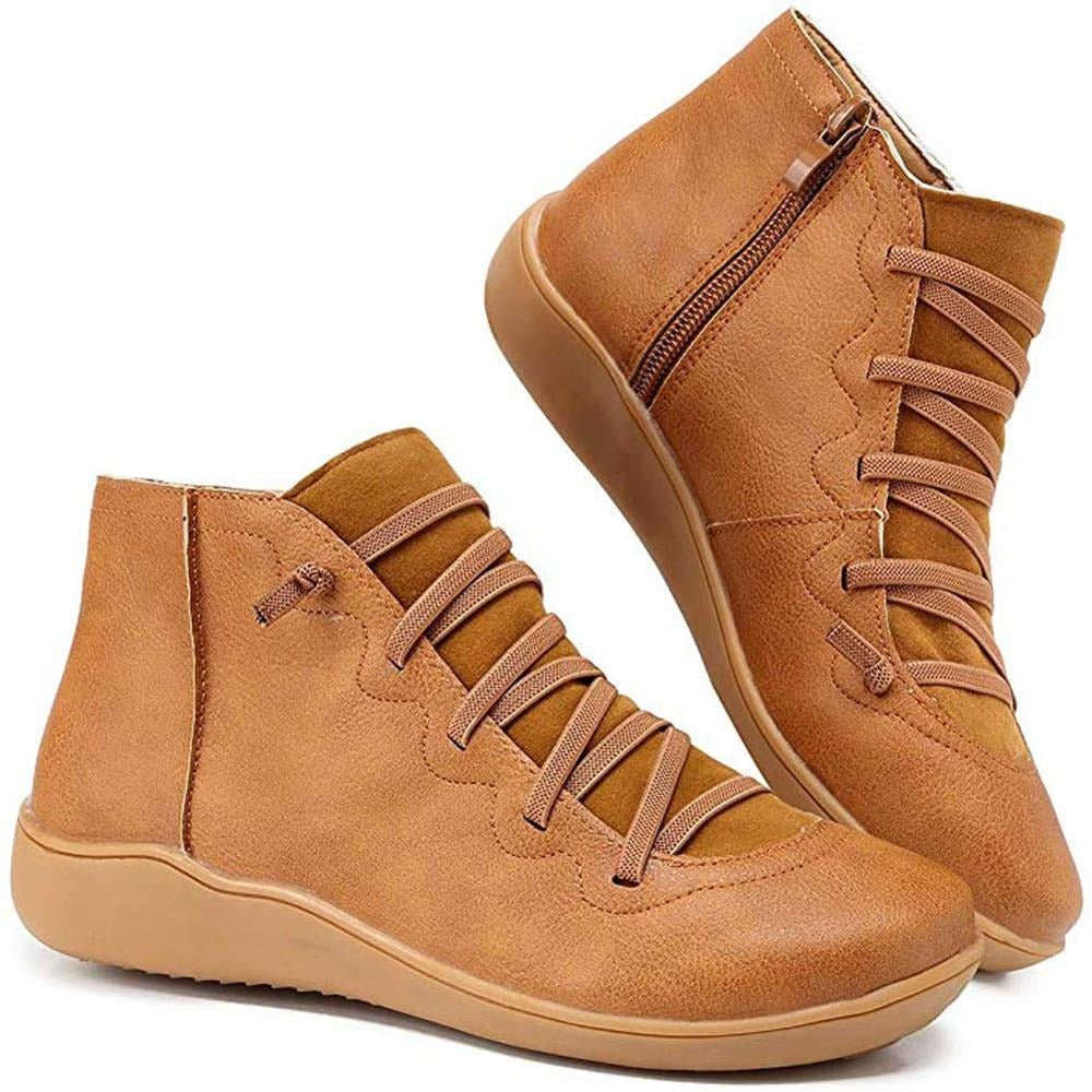 Drune - Damen lässige Schnürstiefeletten