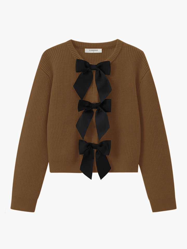 Drune | Bow-Detail Damenpullover