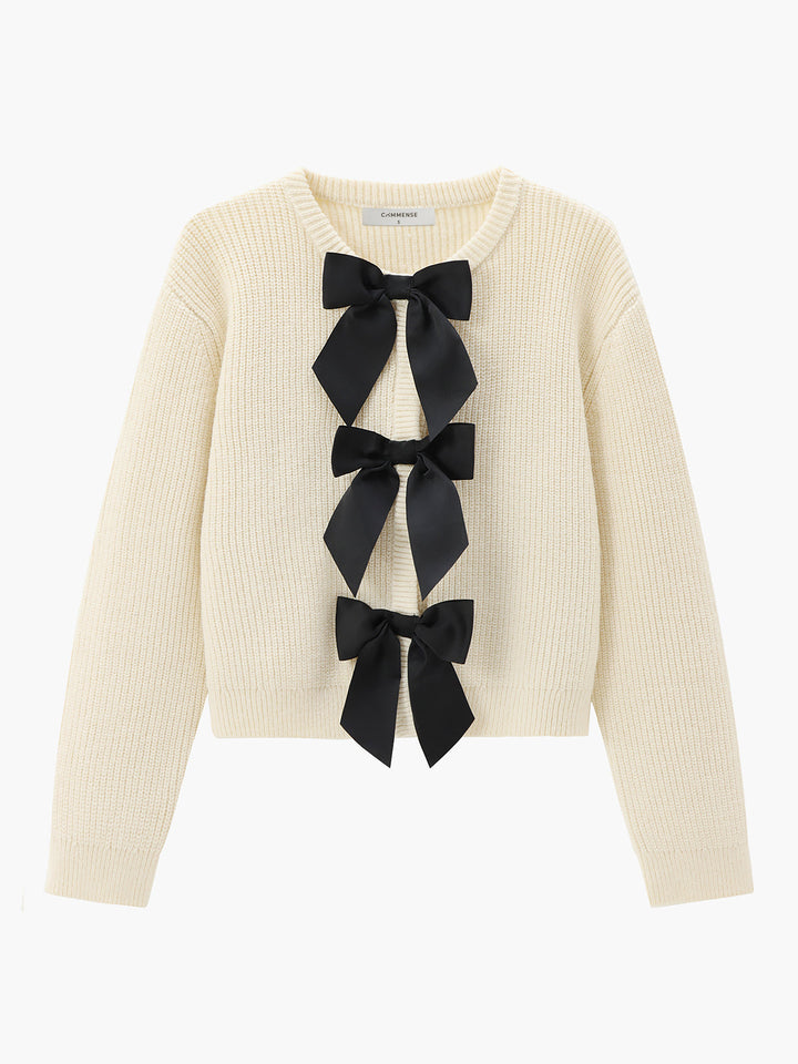 Drune | Bow-Detail Damenpullover
