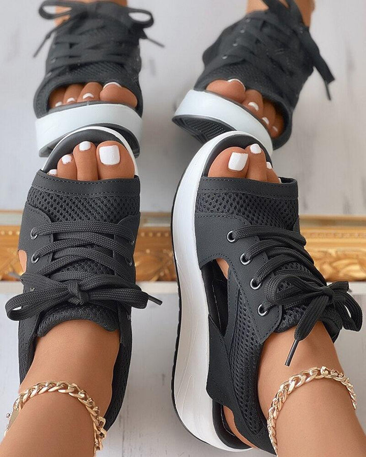 Drune | Sommerliche, Grobe Sandalen