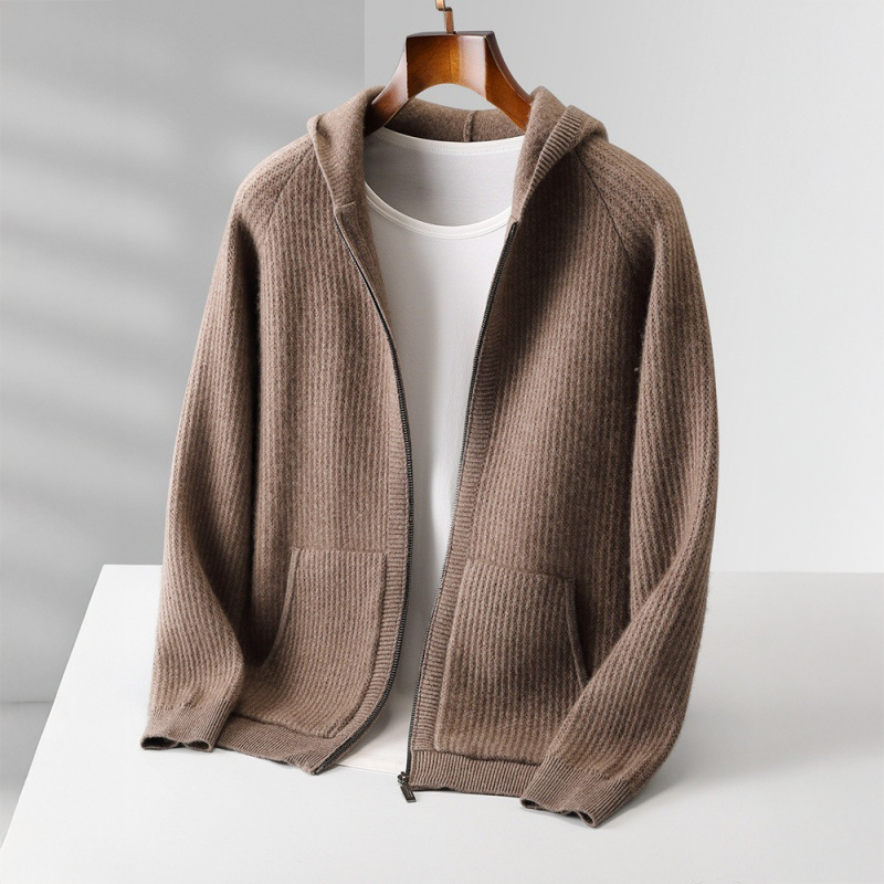 Drune | CASHMERE REISSVERSCHLUSS HOODIE