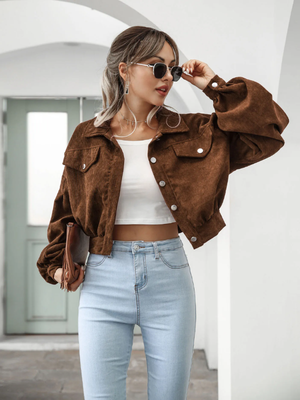 Drune | Cropped Bomberjacke Cool & Stilvoll