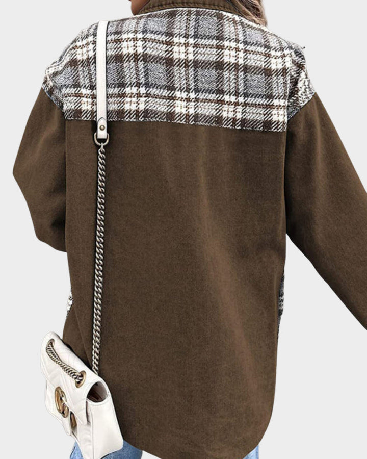 Drune | Modische Weinlese Denim Damenjacke