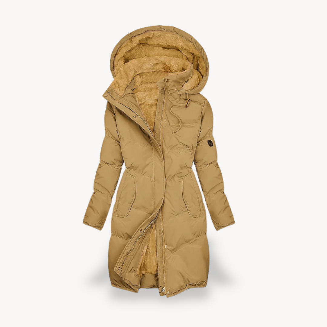Drune | Fleece gefütterte Pufferjacke für Damen