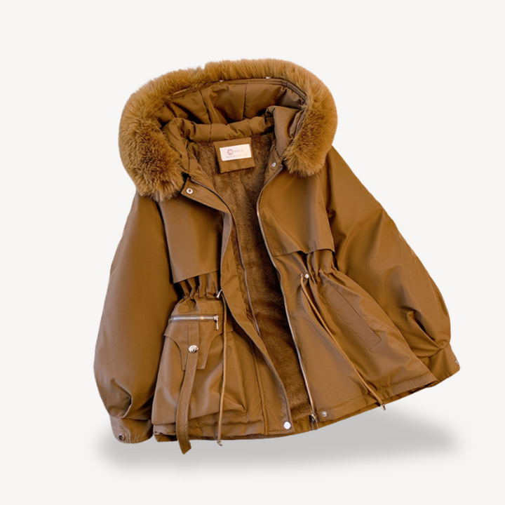 Drune | Damen Kunstfell gefütterte Parka Jacke