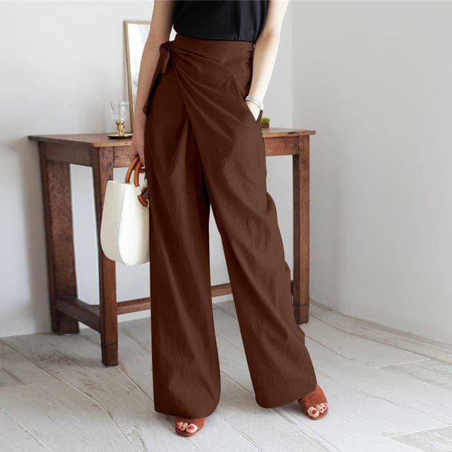 Drune | Trendy Hohe Taillen Wickelhose