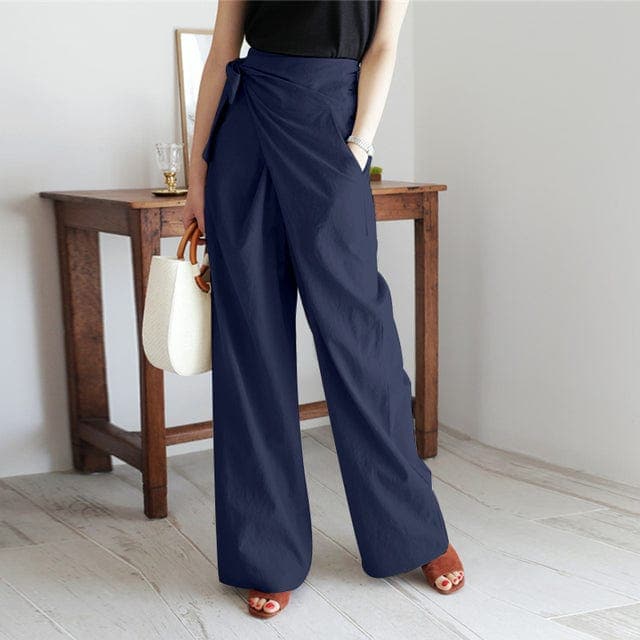Drune | Trendy Hohe Taillen Wickelhose