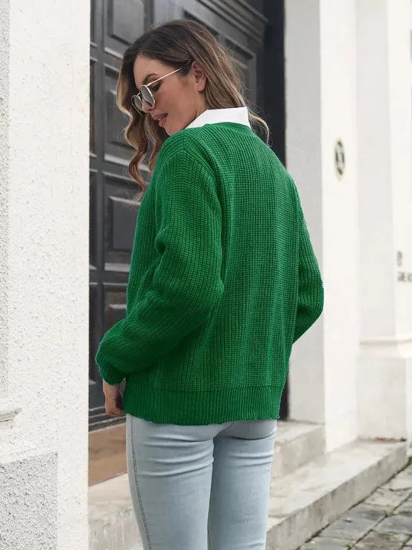 Drune | Lockere Strickjacke Pullover