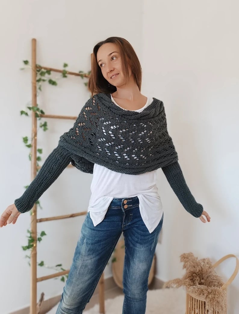 Drune | Bequemer Strickschal