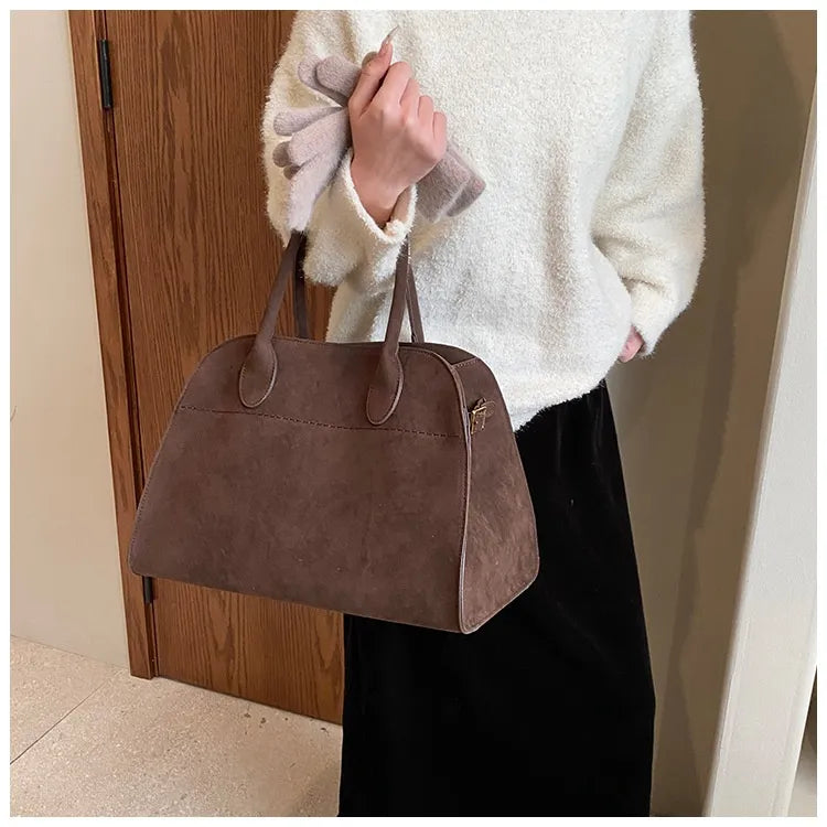 Drune | Velourleder Tote Tasche