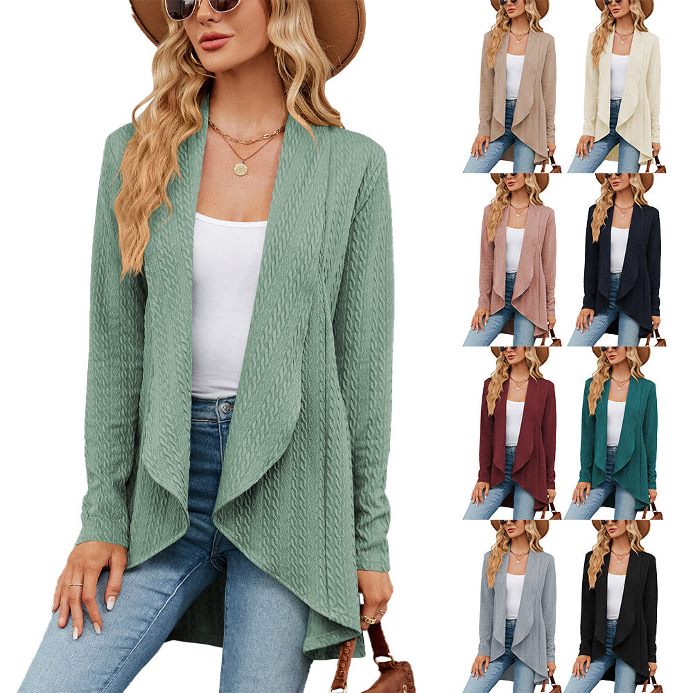 Drune | Langärmelige Jacke für Damen In Uni-Farbe