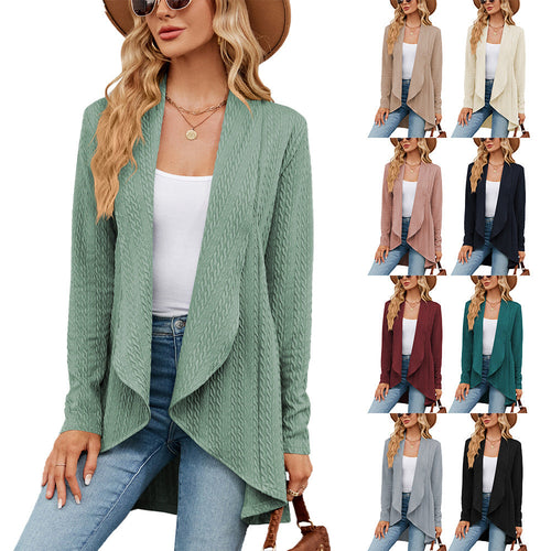 Drune | Langärmelige Jacke für Damen In Uni-Farbe