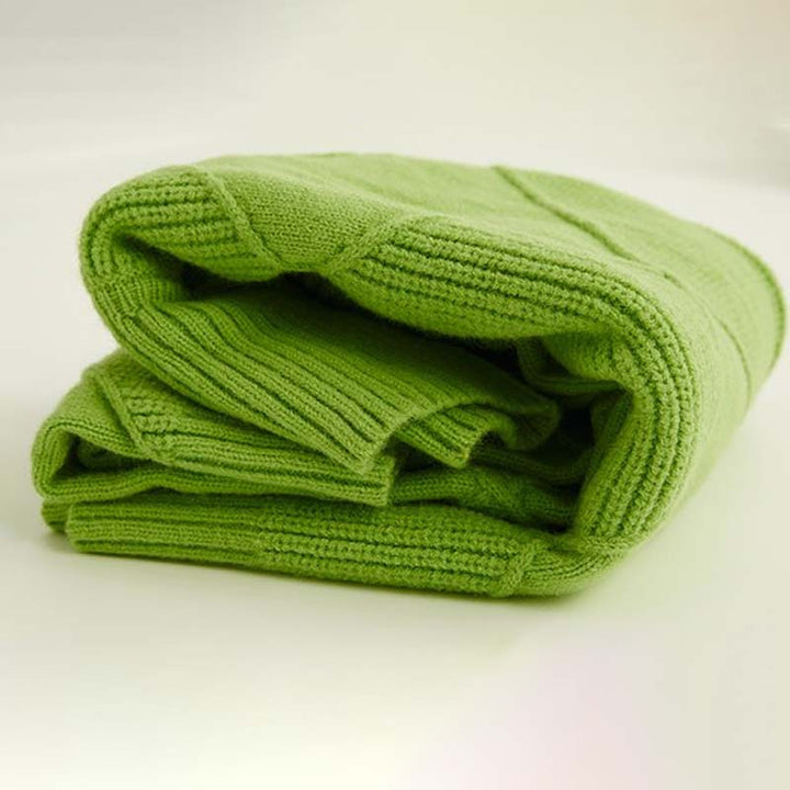 Drune | Klassischer Pullover Aus Einfarbigem Strick