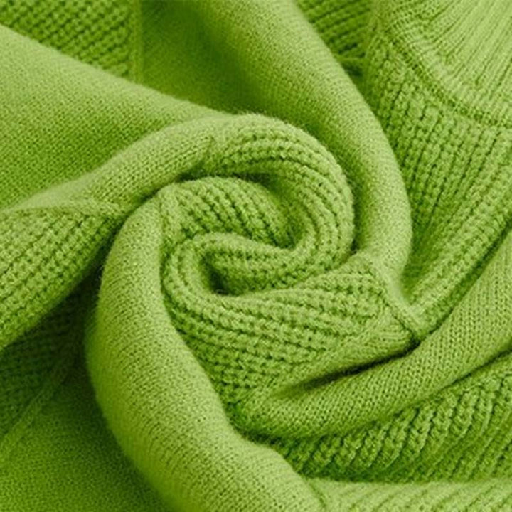 Drune | Klassischer Pullover Aus Einfarbigem Strick