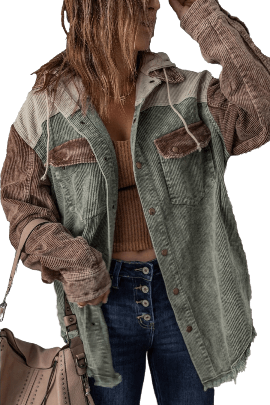 Drune | Damenjacke Mit Retro Look Und Funktionalen Taschen