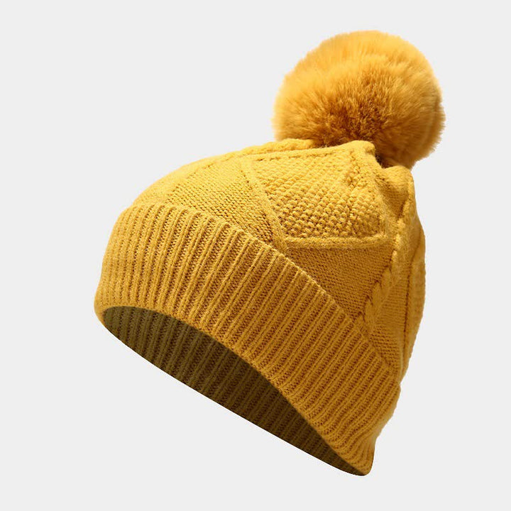 Drune | 3-teiliges gestricktes Accessoire-Set - stylische Damenmütze, Schal und Handschuhe