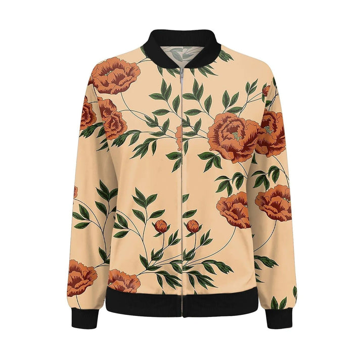 Drune | Damen Sommerjacke mit Feinem Blumenmuster