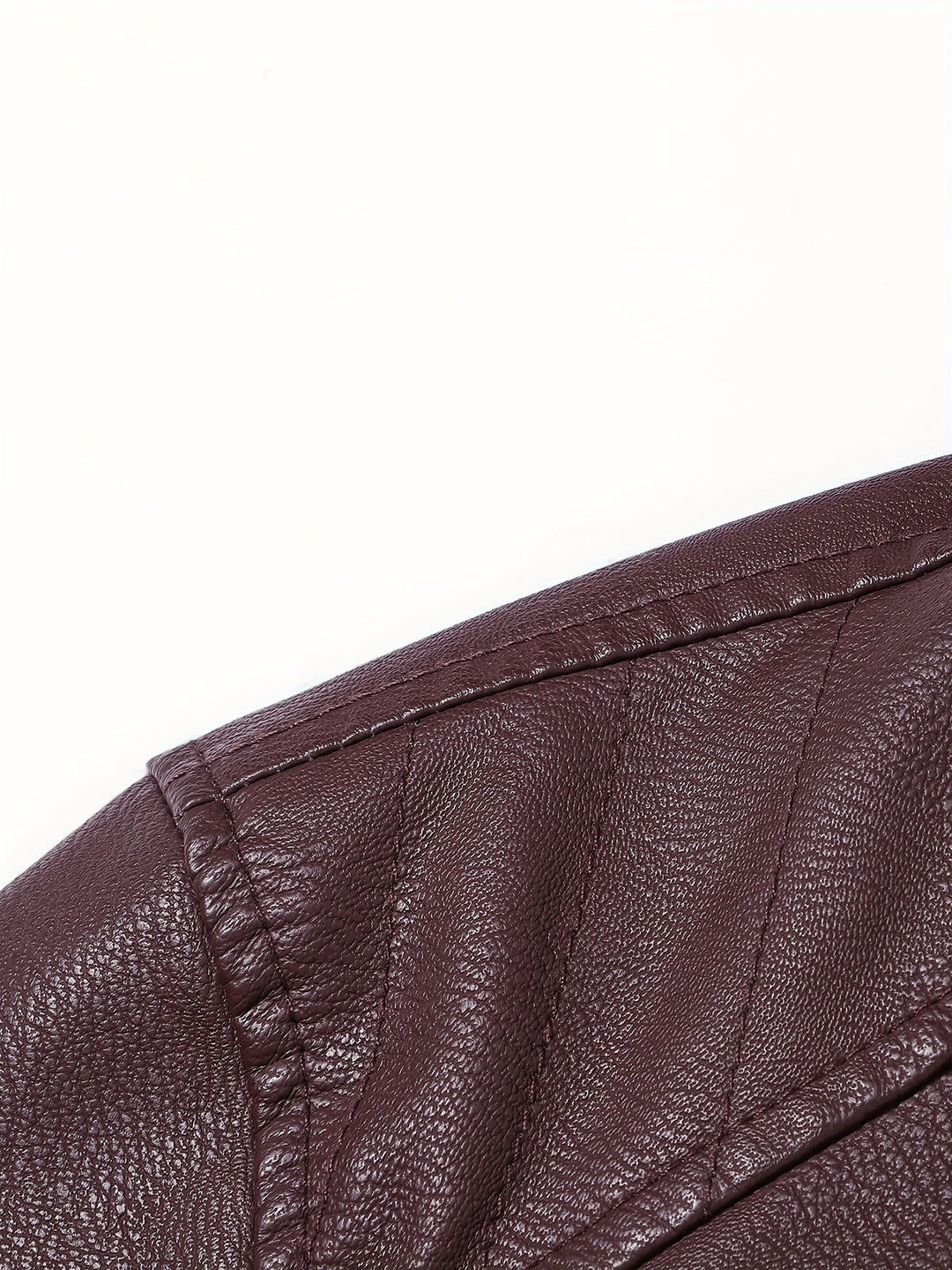 Drune | Lederjacke mit Stehkragen und Reißverschlussärmeln