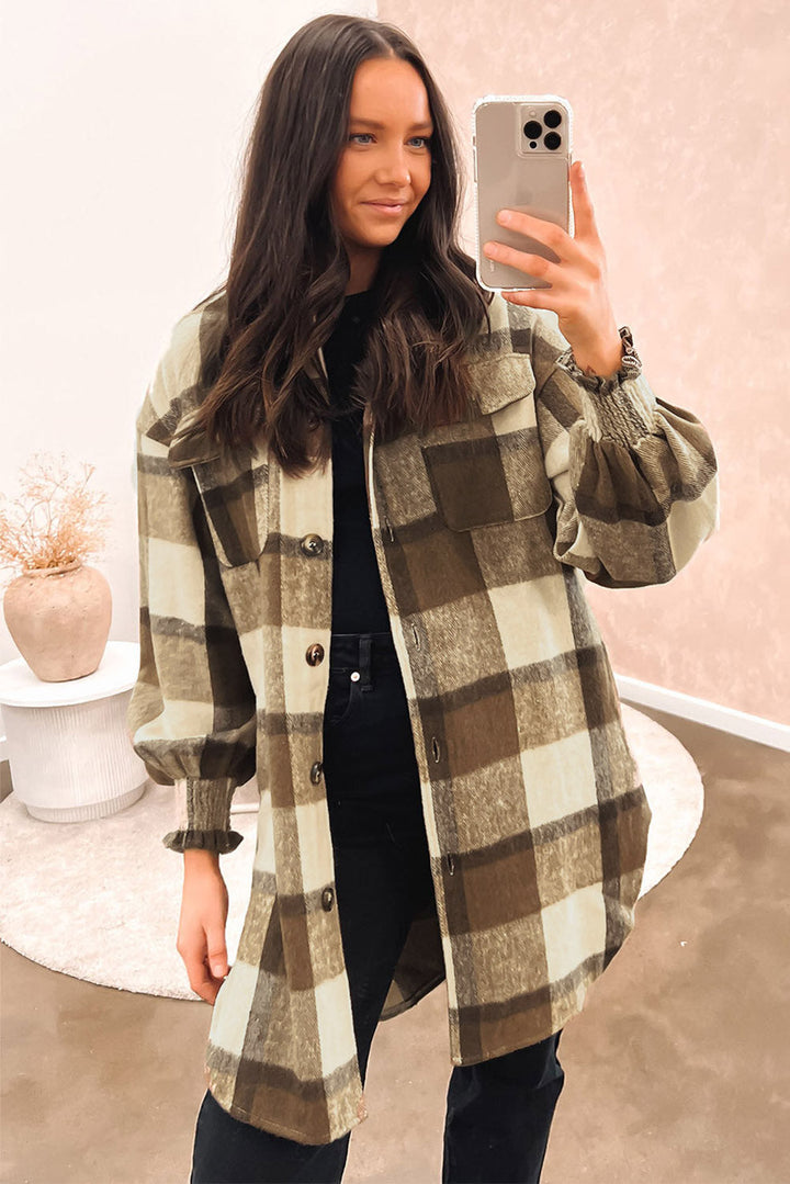 Drune | Karohemdjacke Baumwolle und Polyester Perfekt Zum Layering