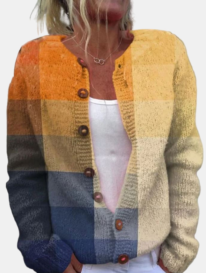 Drune | Farbblock Cardigan