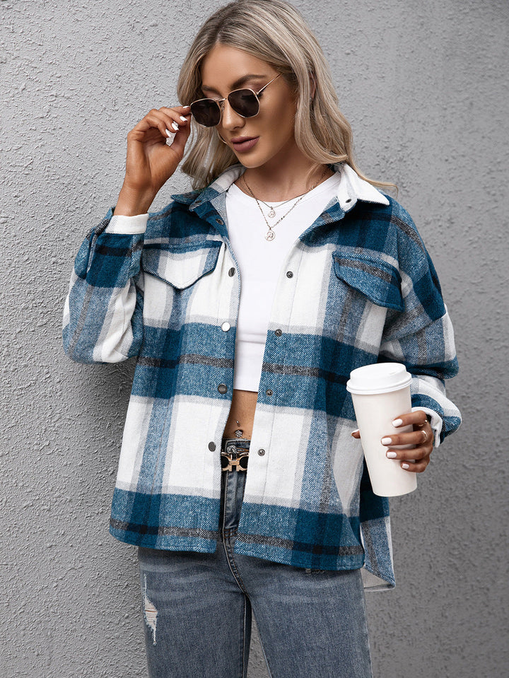 Drune | Karierter Langarmhemdjacke