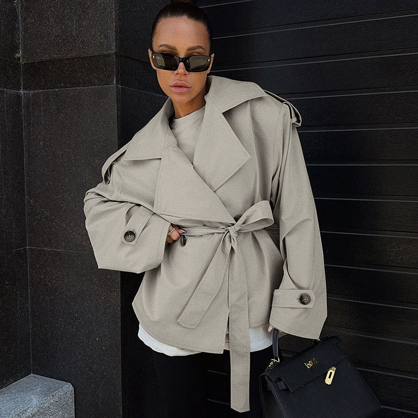 Drune | Kurzer Trenchcoat für Damen