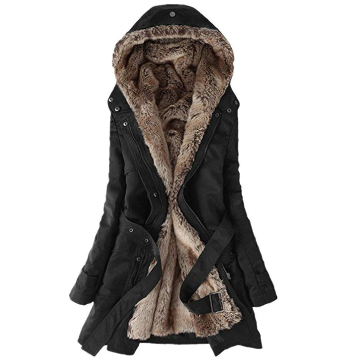 Drune | Gefütterter Damen ParkA-mit Gürtel und Schicken Details