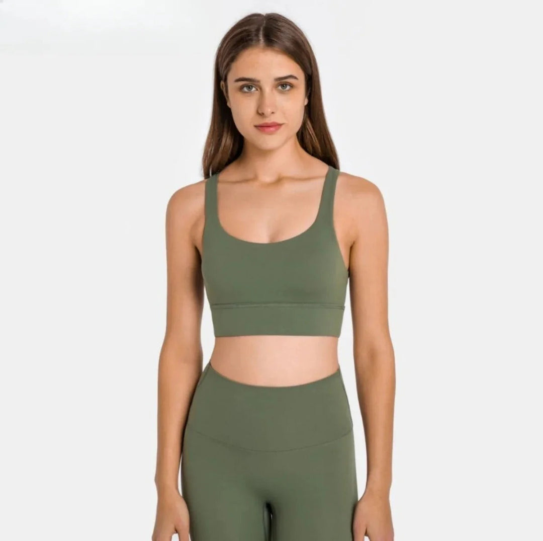 Drune | Schöner Rücken Design schlanke Brust heben nahtlose Yoga-BH
