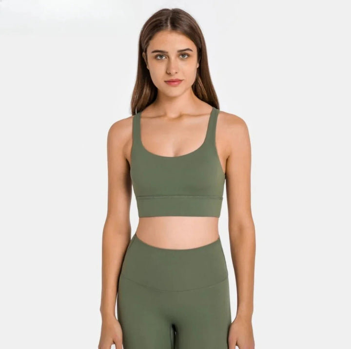 Drune | Schöner Rücken Design schlanke Brust heben nahtlose Yoga-BH