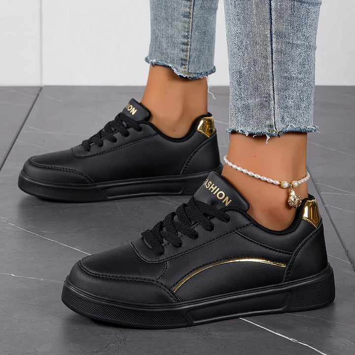 Drune | Einfarbige Damensneaker Mit Weicher Sohle