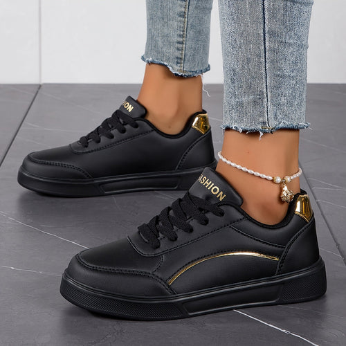 Drune | Einfarbige Damensneaker Mit Weicher Sohle